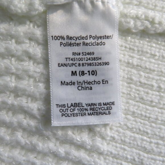 Time and Tru White OFF Cream Pullover Women’s Sweater M (8-10) - Picture 8 of 9